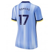 Camiseta Tottenham Hotspur Cristian Romero #17 Segunda Equipación Replica 2024-25 para mujer mangas cortas